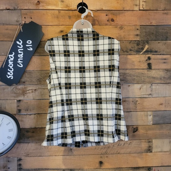 SALE-Christopher & Banks women's plaid cottage grandma zippered vest size large - Picture 10 of 11